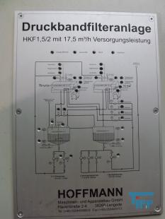 Filtration, Filtern:
(filtration) Filtern ist ein mechanisches Trennverfahren, um eine Suspension in seine Bestandteile Feststoff und Flssigkeit zu trennen. Als Filtermaterial wird z.B. Quarzsand verwendet. Besondere Bedeutung kommt der Aktivkohle zu. 

Je nach Fliegeschwindigkeit des Wassers im Filter wird zwischen

    * Langsamfiltern (meist 0,1 bis 0,2 m/h) und 
    * Schnellfiltern (z. B. 15 m/h)

unterschieden.

Aufgrund ihres groen Flchenbedarfs werden Langsamfilter seltener gebaut. Schnellfilter gibt es mit offenen Becken oder mit geschlossenen Kesseln. Bei der Reinigung werden sie mit Wasser und/oder Luft rckgesplt. Um die Raumwirkung zu vergrern und die Laufzeit zwischen zwei Splungen zu verlngern, werden Schnellfilter hufig als Mehrschichtfilter ausgefhrt. 

Beim Zweischichtfilter beispielsweise besteht die obere Schicht aus einem leichteren Material grberer Krnung (z. B. Filterkohle, Blhton, Blhschiefer oder Bims) und die untere Schicht aus einem schwereren Material feinerer Krnung (in der Regel Quarzsand).

Filtrationsverfahren werden u.a. eingesetzt, um hohen Anforderungen an die Feststofffreiheit im Abwasser gerecht zu werden. Dabei erfolgt die Trennung von Partikel und Flssigkeit durch eine Druckdifferenz zwischen den beiden Seiten des Filters, welche den Wassertransport durch den Filter ermglicht. Whrend des Filtervorganges werden die Feststoffe im Filter verdichtet und verringern somit das Porenvolumen, wodurch sich sowohl der Filterwiderstand als auch die Filtratqualitt verndern. Sobald der zulssige Filterwiderstand erreicht ist, muss der Filter rckgesplt und von den Feststoffen befreit werden.

Gelste Verbindungen knnen dagegen in herkmmlichen Filtern nicht abgetrennt werden. Eine Ausnahme bildet allerdings die Biofiltration, wobei der Filter gleichermaen als Nhrstoff fr Bakterien dient und somit eine Mglichkeit des aeroben Abbaus bereits gelster organischer Verbindungen darstellt. 
Quelle: www.wasser-wissen.de
Filterhilfsmittel, Filtrationshilfsmittel:
Filterhilfsmittel werden einem Filtrationsprozess hinzugegeben, um die Filtration zu ermglichen, erleichtern bzw. zu beschleunigen. 

Sie haben bei der Filtration die Aufgabe, 

    * Suspensionen mit nur wenig Feststoffanteil die Bildung eines Filterkuchens zu ermglichen oder 
    * bei schleimigen Feststoffen den sich sonst daraus bildenden zu dichten und schwer durchlssigen Filterkuchen aufzulockern. 

Filterhilfsmittel werden entweder der zu filtrierenden Suspension unmittelbar zugesetzt oder vor der Filtration als Hilfsschicht auf dem Filter gebildet. Die gebruchlichsten Filterhilfsmittel sind Zellulose, Kieselgel, Kieselgur, Holzkohle u. Holzmehl. Sie wirken alle physikalisch-mechanisch und verndern nicht die chemische Zusammensetzung der Flssigkeit zumal sie weitestgehend unlslich sind

Bei schwierigen Klrfiltrationen werden auch dem Filtrationsprozess von Abwssern Hilfsmittel zugegeben. Vor allem bei Abwssern wird versucht, sehr feine Teilchen durch Zugabe von Flockungshilfsmittel zu agglomerieren, worauf sich diese dann leichter abtrennen lassen. Da diese den Filterprozess erleichtern knnen, werden sie in manchen Fllen flschlicherweise auch als Filterhilfsmittel bezeichnet.
Quelle: www.wassert-wissen.de