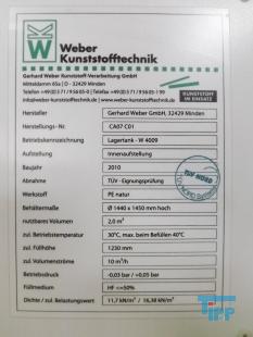 Dosierstation:

Dosierstationen sind wesentliche Anlagenteile in industriellen wie auch kommunalen Klranlagen. Sie dienen zur Fllungsmitteldosierung bei der Phosphatelimination oder zur Dosierung von Chemikalien (Wasserstoffperoxid, Natronlauge, Salzsure, Zitronensure etc.) fr die Reinigung der eingesetzten Membranen. 
Quelle: www.wasser-wissen.de